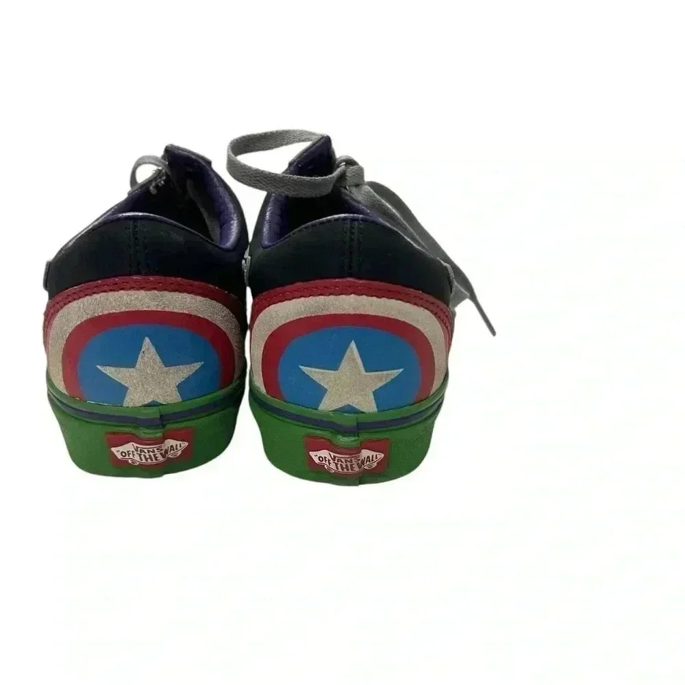Vans Marvel Old Skool Avengers Shoes Sneakers Size Women's 9.5/ Men's 8